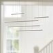 Chute Motion LED 13.75 inch Black Multi-Pendant Ceiling Light